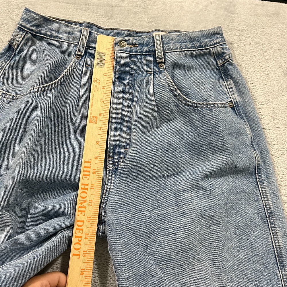 Vintage Brittania Jeans Womens 14 High Rise Tapered Southwestern Y2K Blue Denim - Picture 8 of 11